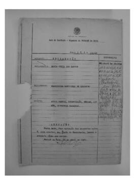 Dissídio Individual Nº 170/67