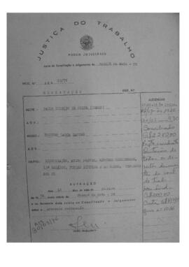 Dissídio Individual Nº 15/76