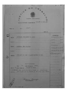 Dissídio Individual Nº 173/77