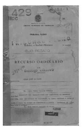 Dissídio Coletivo N° 01/85.2