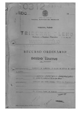 Dissídio Coletivo N° 33/84.4