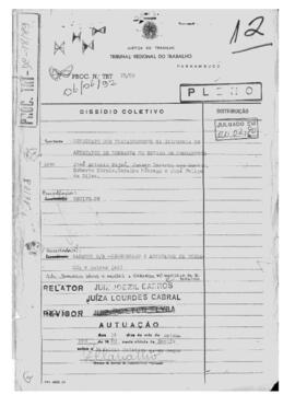 Dissídio Coletivo Nº 78/89