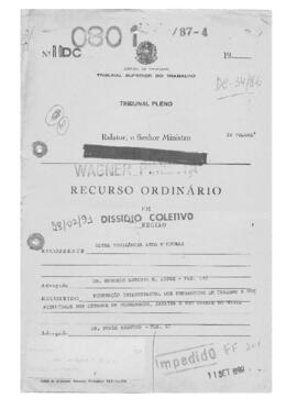 Dissídio Coletivo N° 34/86.2