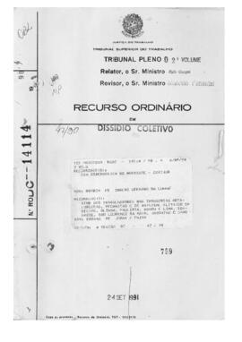 Dissídio Coletivo N° 47/90.2
