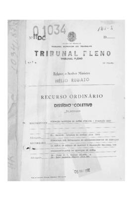 Dissídio Coletivo Nº 26/85.1