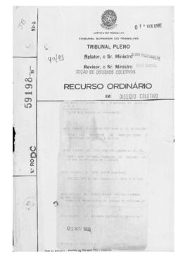 Dissídio Coletivo N° 40/91.1