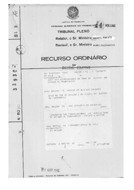Dissídio Coletivo Nº 106/90.4