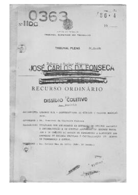 Dissídio Coletivo N° 41/84.2