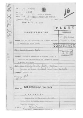 Dissídio Coletivo N° 14/88