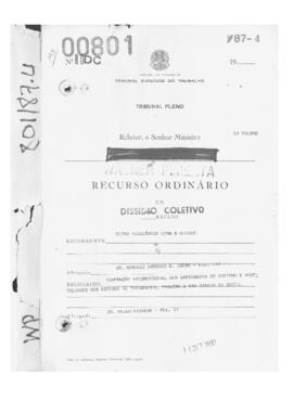 Dissídio Coletivo N° 34/86.1
