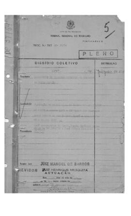 Dissídio Coletivo N° 37/84 v.1