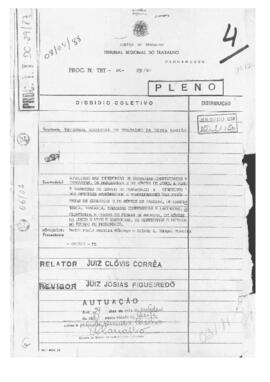 Dissídio Coletivo N° 29/87