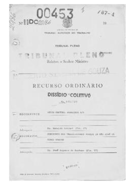 Dissídio Coletivo N° 20/86.2