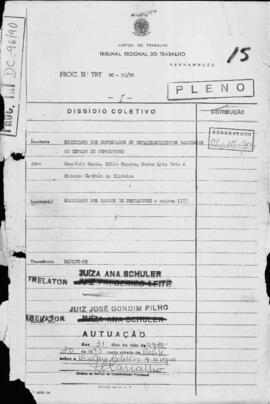 Dissídio Coletivo N° 96/90.1