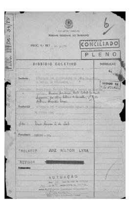 Dissídio Coletivo Nº 34/85.1