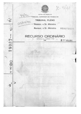 Dissídio Coletivo N° 41/90.3