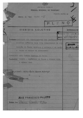 Dissídio Coletivo N° 02/84