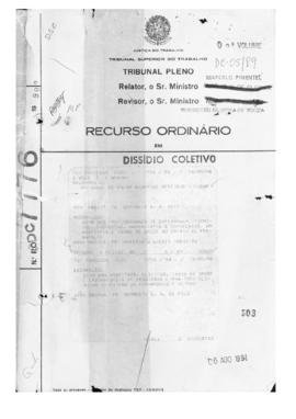 Dissídio Coletivo N° 05/89.3