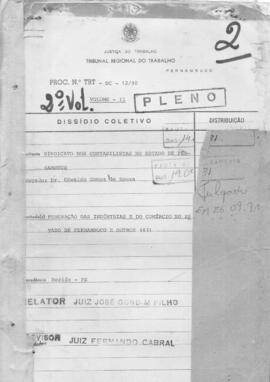 Dissídio Coletivo N° 12/90.2