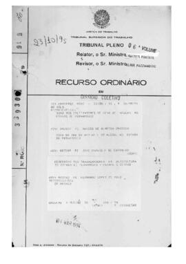 Dissídio Coletivo Nº 106/90.6