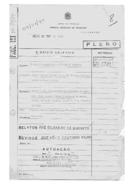 Dissídio Coletivo N° 79/89