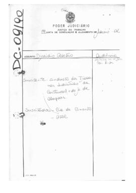 Dissídio Coletivo Nº 117/90