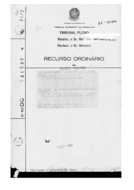 Dissídio Coletivo N° 27/91.1