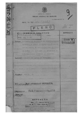 Dissídio Coletivo N° 28/84.1