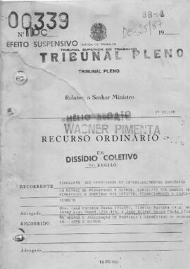 Dissídio Coletivo N° 25/87.2