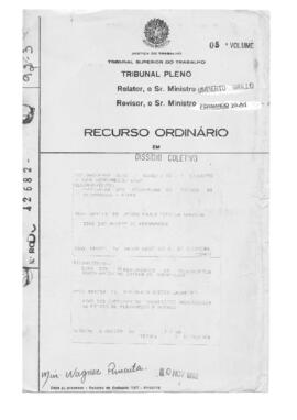 Dissídio Coletivo N° 17/84.5