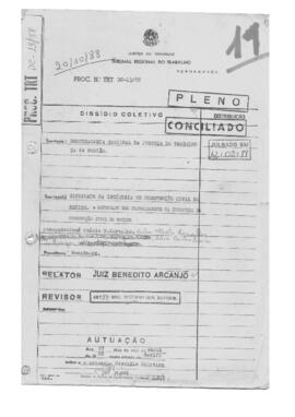 Dissídio Coletivo N° 13/88