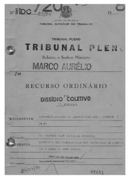Dissídio Coletivo N° 03/84