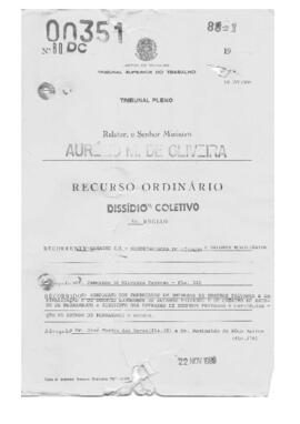Dissídio Coletivo N° 42/86.1