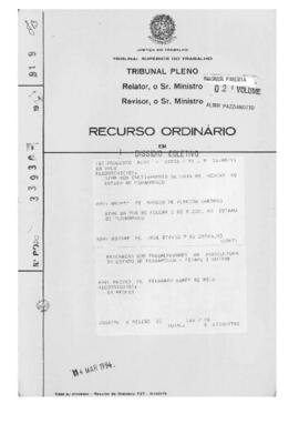 Dissídio Coletivo Nº 106/90.2