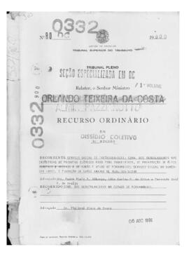 Dissídio Coletivo N° 43/89.1