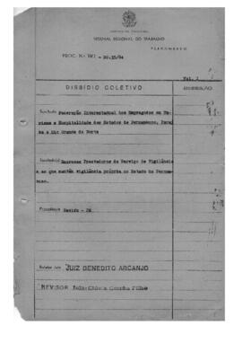Dissídio Coletivo N° 35/84.2