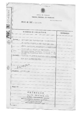 Dissídio Coletivo N° 52/89