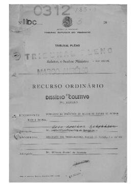 Dissídio Coletivo N° 33/84.3