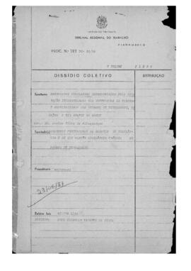 Dissídio Coletivo Nº 35/85.5
