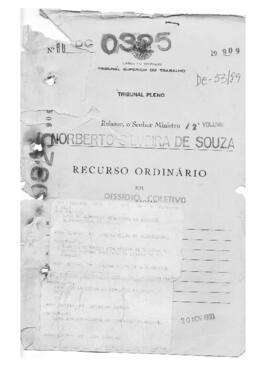 Dissídio Coletivo N° 53/89.2