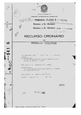 Dissídio Coletivo Nº 30/90.3
