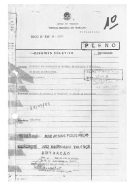 Dissídio Coletivo N° 30/87