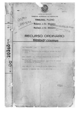 Dissídio Coletivo N° 91/90