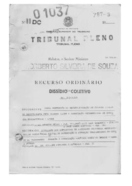 Dissídio Coletivo N° 13/87.1