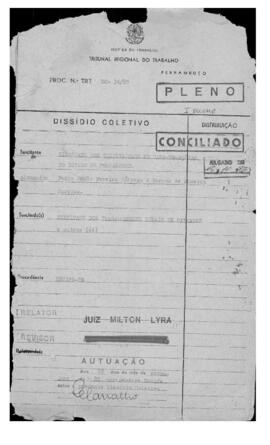 Dissídio Coletivo Nº 34/85.2