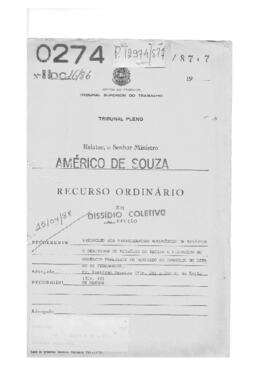 Dissídio Coletivo N° 16/86