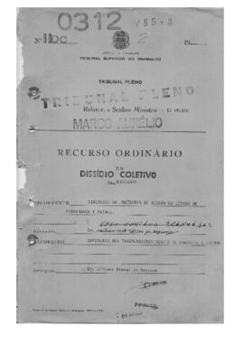 Dissídio Coletivo N° 33/84.2