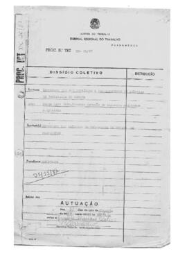 Dissídio Coletivo N° 26/87