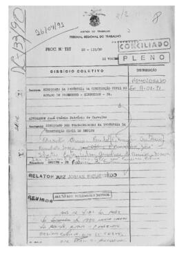 Dissídio Coletivo Nº 133/90.2